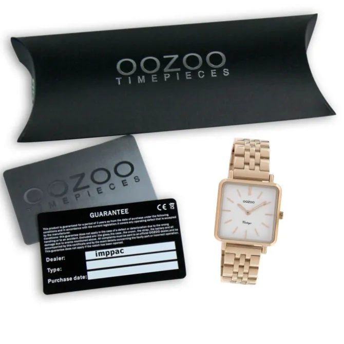 Oozoo Damen Armbanduhr Timepieces Analog Metall rosegold UOC9958A