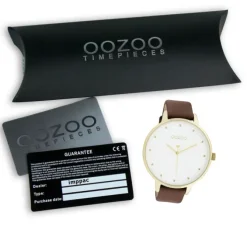Oozoo Damen Armbanduhr Timepieces C11038 Analog Leder braun UOC11038