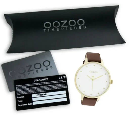 Oozoo Damen Armbanduhr Timepieces C11038 Analog Leder braun UOC11038