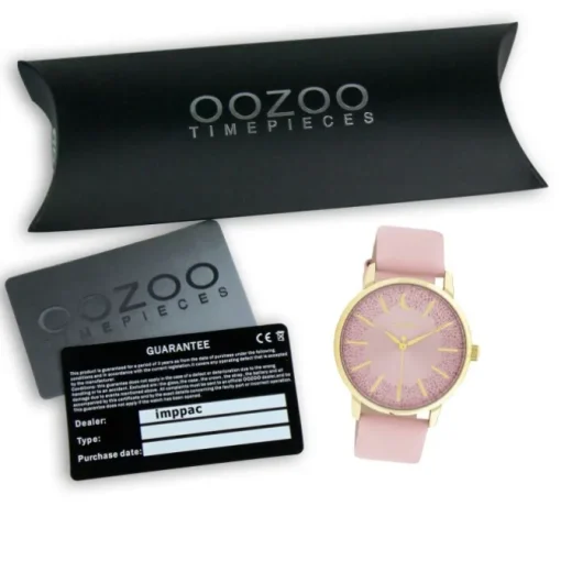 Oozoo Damen Armbanduhr Timepieces C11042 Analog Leder pink UOC11042