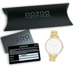 Oozoo Damen Armbanduhr Timepieces Analog Edelstahl gold UOC11122