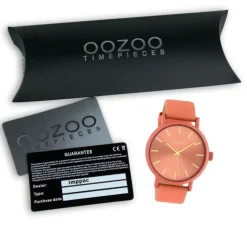 Oozoo Damen Armbanduhr Timepieces Analog Leder orange UOC10447