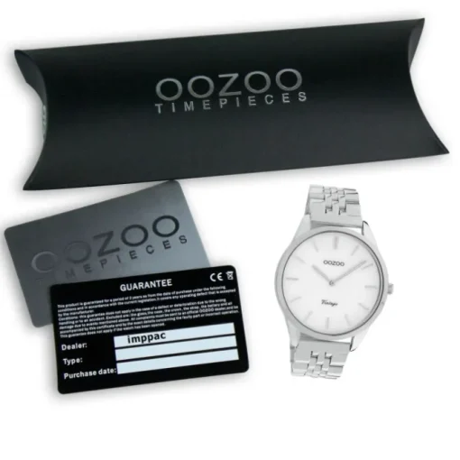 Oozoo Damen Armbanduhr Timepieces Analog Metall silber UOC9980A