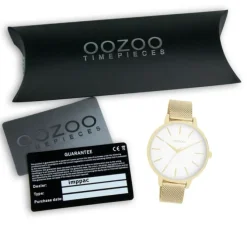 Oozoo Damen Armbanduhr Timepieces Analog Metall gold UOC11363