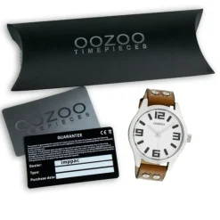 Oozoo Damen Armbanduhr Timepieces C1051 Analog Leder braun UOC1051A