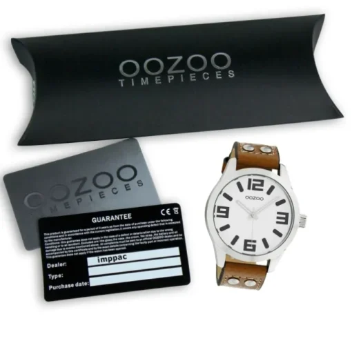 Oozoo Damen Armbanduhr Timepieces C1051 Analog Leder braun UOC1051A