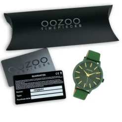 Oozoo Damen Armbanduhr Timepieces C10616 Analog Leder grün UOC10616