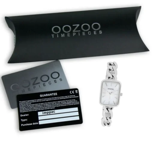 Oozoo Damen Armbanduhr Timepieces Analog Edelstahl silber UOC11130
