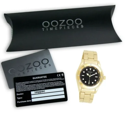 Oozoo Damen Armbanduhr Timepieces Analog Edelstahl gold UOC11148