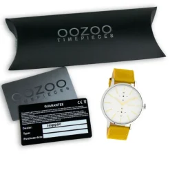 Oozoo Damen Armbanduhr Timepieces C10585 Analog Leder gelb UOC10585
