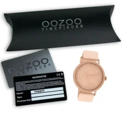 Oozoo Damen Armbanduhr Timepieces C10390 Quarzwerk Leder rosa UOC10390