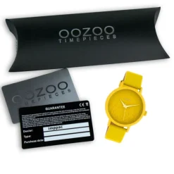 Oozoo Damen Armbanduhr Timepieces C10602 Analog Leder gelb UOC10602