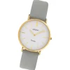 Oozoo Damen Armbanduhr Ultra Slim C20087 Analog Leder grau UOC20087