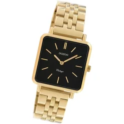 Oozoo Damen Armbanduhr Ultra Slim C9957 Quarzwerk Edelstahl gold UOC9957