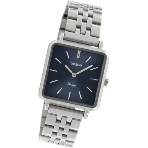 Oozoo Damen Armbanduhr Ultra Slim C9951 Quarzwerk Edelstahl silber UOC9951