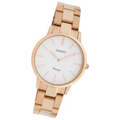 Oozoo Damen Armbanduhr Ultra Slim C20048 Analog Edelstahl rosegold UOC20048