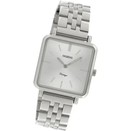 Oozoo Damen Armbanduhr Ultra Slim C9950 Quarzwerk Edelstahl silber UOC9950