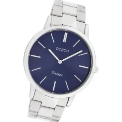 Oozoo Damen Armbanduhr Ultra Slim C20020 Analog Edelstahl silber UOC20020