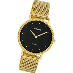 Oozoo Damen Armbanduhr Ultra Slim C20055 Analog Edelstahl gold UOC20055