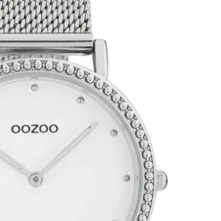 Oozoo Damen Armbanduhr Ultra Slim C20050 Analog Edelstahl silber UOC20050