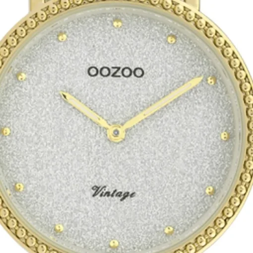 Oozoo Damen Armbanduhr Ultra Slim C20053 Analog Edelstahl silber UOC20053