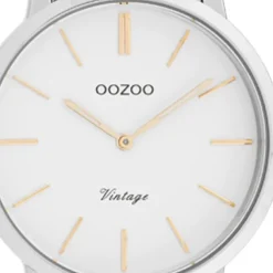 Oozoo Damen Armbanduhr Ultra Slim C20045 Edelstahl silber rosegold UOC20045