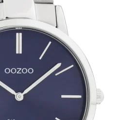 Oozoo Damen Armbanduhr Ultra Slim C20020 Analog Edelstahl silber UOC20020