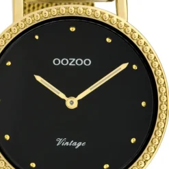Oozoo Damen Armbanduhr Ultra Slim C20055 Analog Edelstahl gold UOC20055