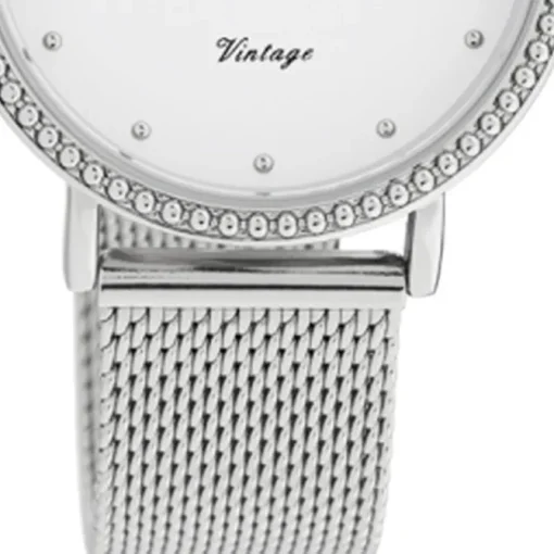 Oozoo Damen Armbanduhr Ultra Slim C20050 Analog Edelstahl silber UOC20050