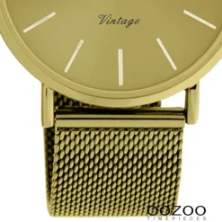 Oozoo Damen Armbanduhr Ultra Slim C20000 Quarz Edelstahl senfgelb UOC20000