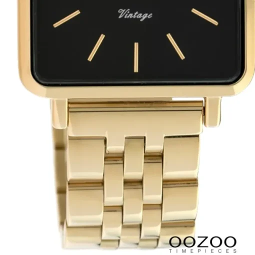 Oozoo Damen Armbanduhr Ultra Slim C9957 Quarzwerk Edelstahl gold UOC9957