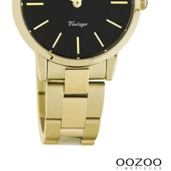 Oozoo Damen Armbanduhr Ultra Slim Edelstahl gold UOC20114