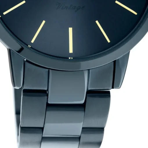 Oozoo Damen Armbanduhr Ultra Slim C20105 Analog Edelstahl dunkelblau UOC20105