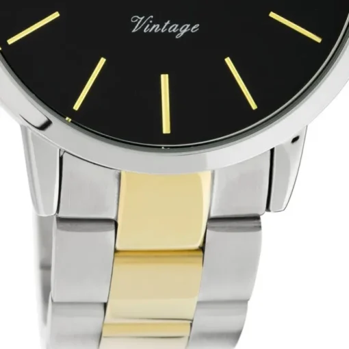 Oozoo Damen Armbanduhr Ultra Slim C20107 Analog Edelstahl silber gold UOC20107
