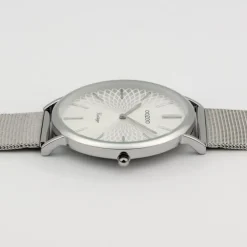 Oozoo Damen Armbanduhr Ultra Slim C9340 Quarz Edelstahl silber UOC9340
