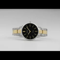 Oozoo Damen Armbanduhr Ultra Slim C20107 Analog Edelstahl silber gold UOC20107