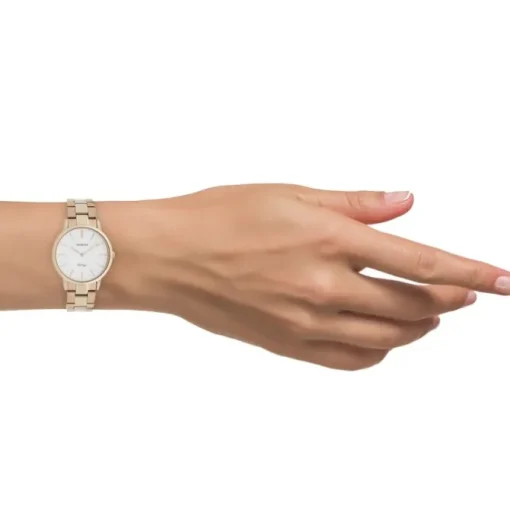 Oozoo Damen Armbanduhr Ultra Slim C20048 Analog Edelstahl rosegold UOC20048