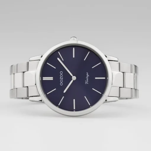Oozoo Damen Armbanduhr Ultra Slim C20020 Analog Edelstahl silber UOC20020