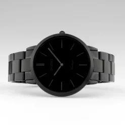 Oozoo Damen Armbanduhr Ultra Slim C20025 Analog Edelstahl schwarz UOC20025