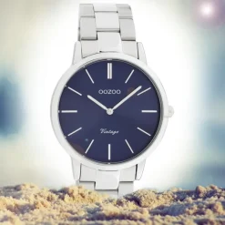 Oozoo Damen Armbanduhr Ultra Slim C20029 Analog Edelstahl silber UOC20029