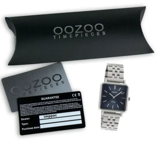 Oozoo Damen Armbanduhr Ultra Slim C9951 Quarzwerk Edelstahl silber UOC9951