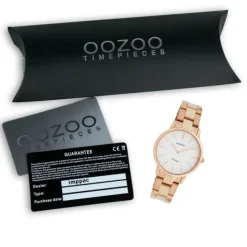 Oozoo Damen Armbanduhr Ultra Slim C20048 Analog Edelstahl rosegold UOC20048