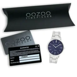 Oozoo Damen Armbanduhr Ultra Slim C20029 Analog Edelstahl silber UOC20029
