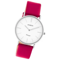 Oozoo Damen Armbanduhr Vintage C20213 Analog Leder rosa UOC20213