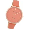 Oozoo Damen Armbanduhr Vintage Series Analog Leder rosa UOC9806A