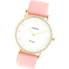 Oozoo Damen Armbanduhr Vintage Series Analog Leder rosa UOC20254