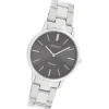 Oozoo Damen Armbanduhr Vintage Series Analog Metall silber UOC20042