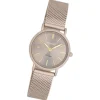 Oozoo Damen Armbanduhr Vintage Series Analog Metall braun UOC20339