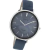 Oozoo Damen Armbanduhr Vintage Series Analog Leder blau UOC9808A