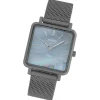 Oozoo Damen Armbanduhr Vintage Series Analog Metall grau UOC9849A